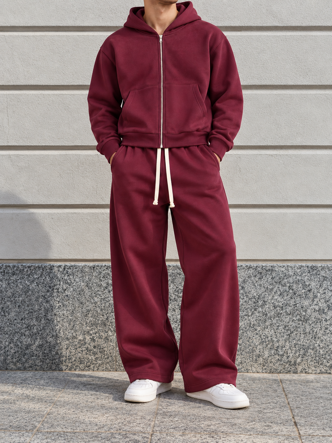 COORDINATO TUTA BORDEAUX