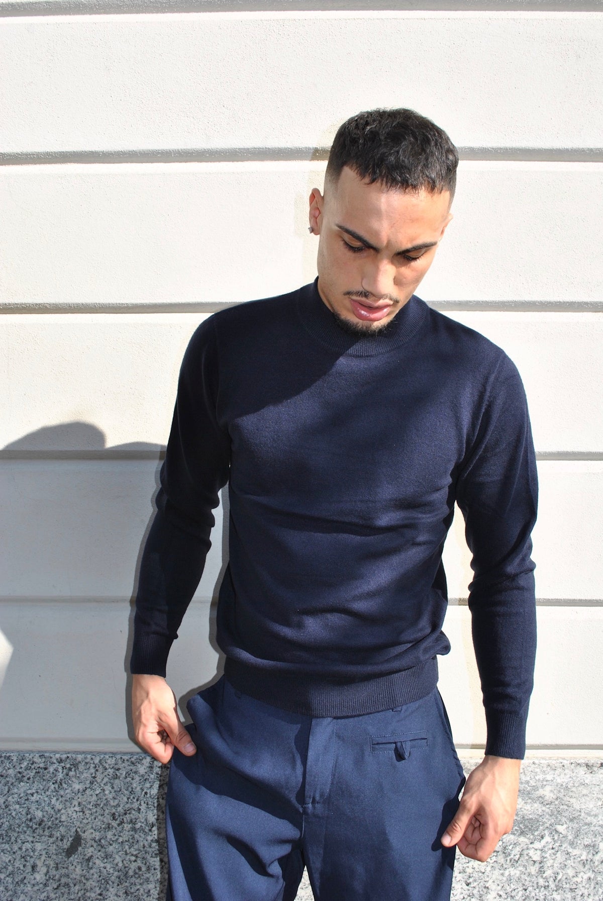 MAGLIONE BLU